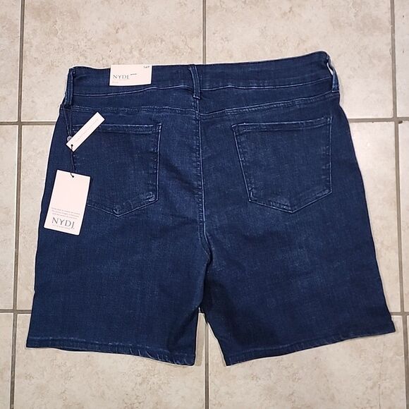 NYDJ Ella 14P Women's Denim Shorts With Lift X Tuck Technology - Picture 2 of 12